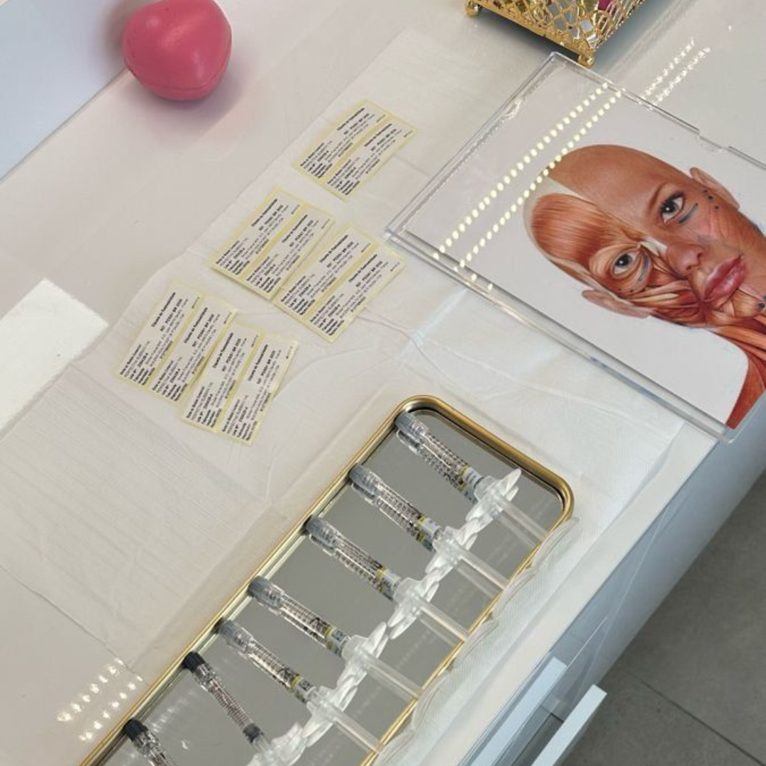 Facial Lifting Points with Dermal Fillers