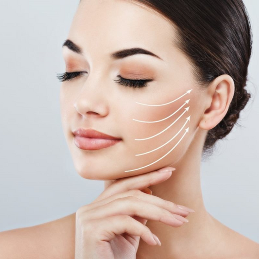 Facial Lifting Points with Dermal Fillers